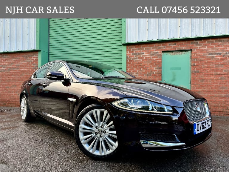 2012 (62) JAGUAR XF 3.0D V6 PORTFOLIO 66,000 MILES 11 SERVICES 2 OWNERS NEW MOT