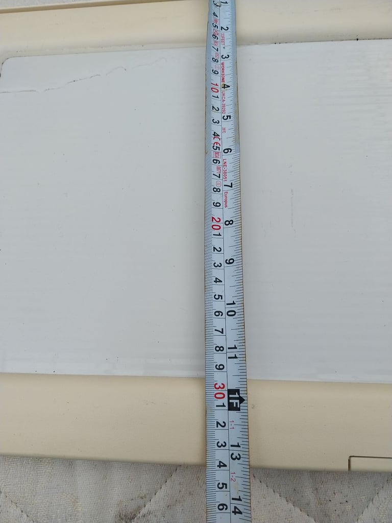 Caravan long locker box door 