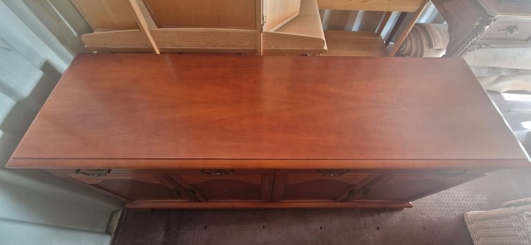 Vintage Solid Wood Sideboard - Brown - Good Condition
