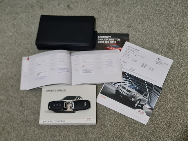 2018 67 Kia Picanto GT Line Black 1 litre FSH 7 Stamps 12 Months MOT 2 Keys 41K Low Miles