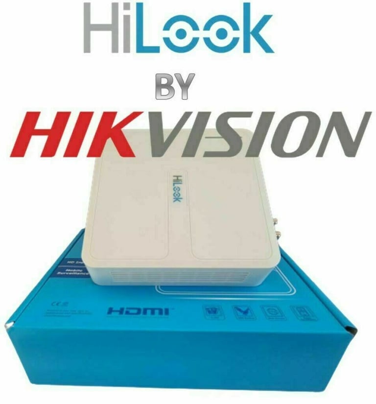 Hikvision HiLook CCTV DVR 4 Channel WITH EMAIL MOTION ALERTS ON YOUR MOBILE