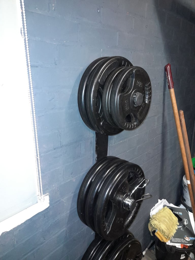 image for Olympic 2" tri grip weight plates body rip 190kg