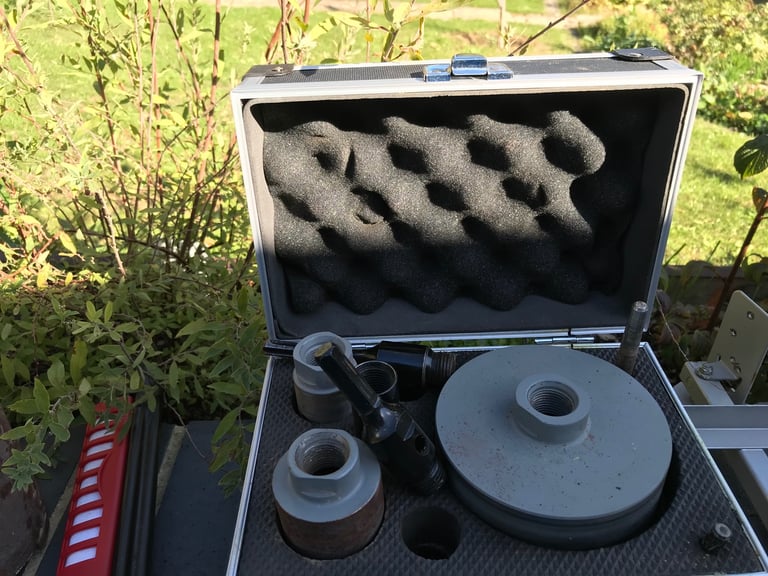 Core drill bit set.