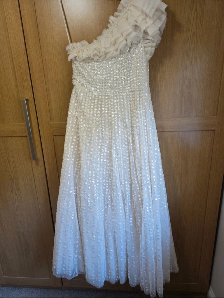 Needle & Thread One Shoulder Ankle Gown