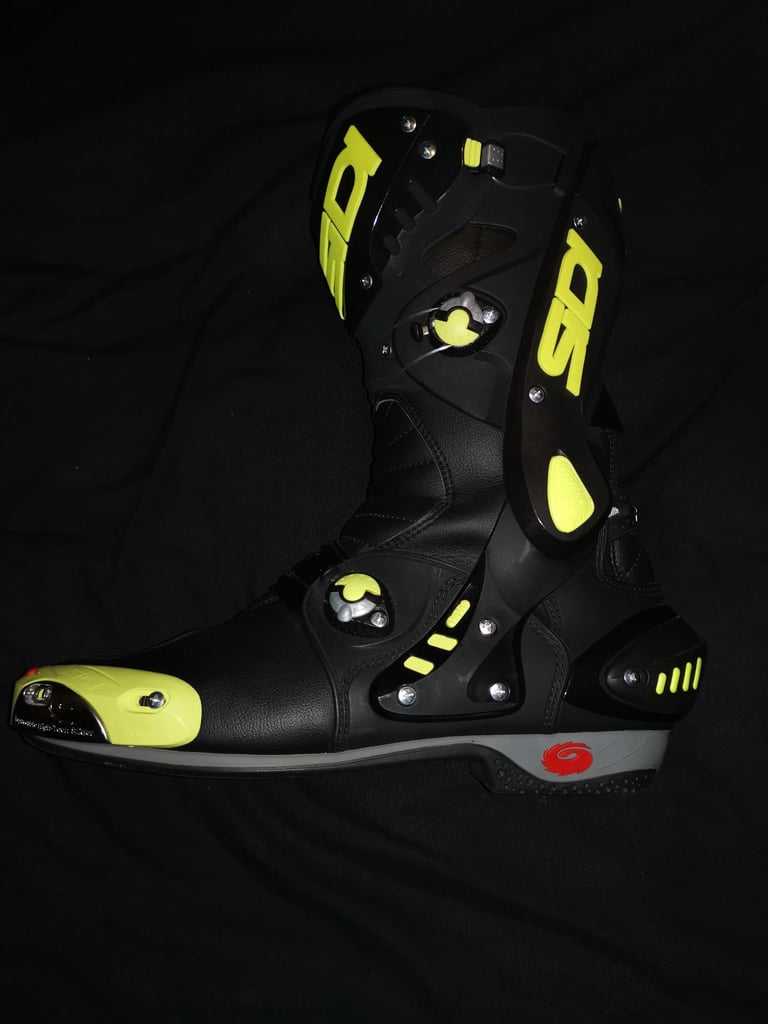 SIDI Vortice Motorbike Motorcycle Race Boots Size 12.5