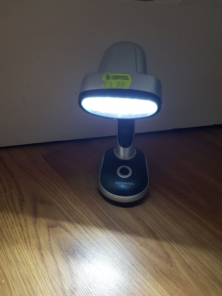 image for Grey table small lamp