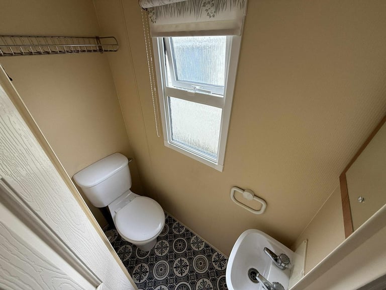 Compact 12ft wide 2 Bed Static Caravan - DG, New Carpet - Offsite Sale, Own Land
