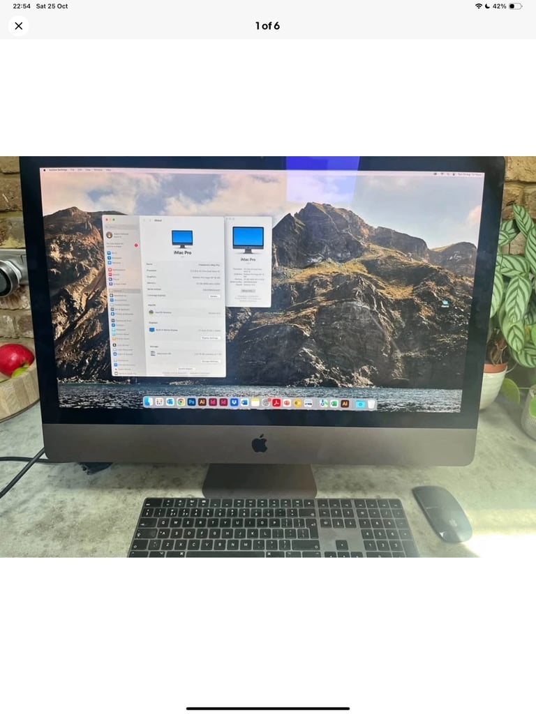 image for APPLE iMAC PRO 5K Retina screen Space grey with Keyboard , Magic Mouse & Trackpad RRP £5,000+ 