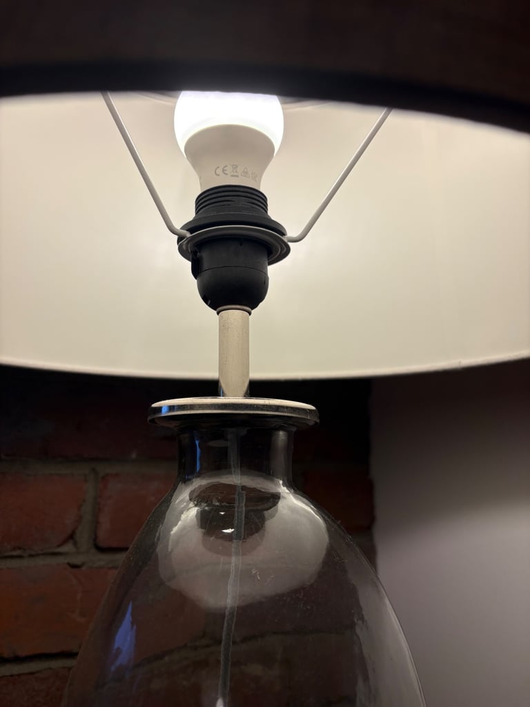 Large glass lamp shades