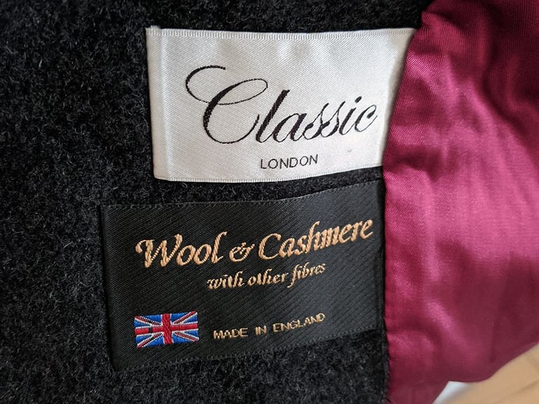 Wool & cashmere overcoat