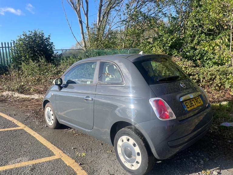 FIAT 500 1.2 COLOUR THERAPY 63 REG GREY 3 DOOR 12 MONTHS MOT TAX £35 TIMING BELT REPLACED