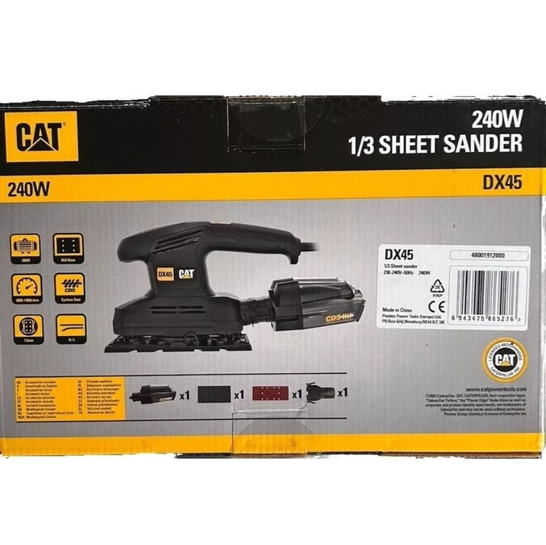 image for CAT 240W  1/3 SHEET SANDER  DX45 BRAND NEW IN BOX  