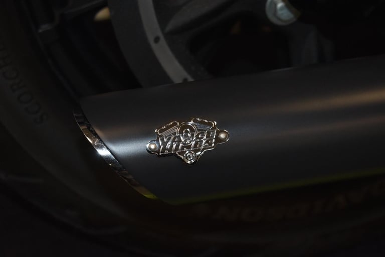 HARLEY DAVIDSON SPORTSTER 1200 IRON-ONLY 880 MILES-VANCE AND HINES-ENGINE BARS