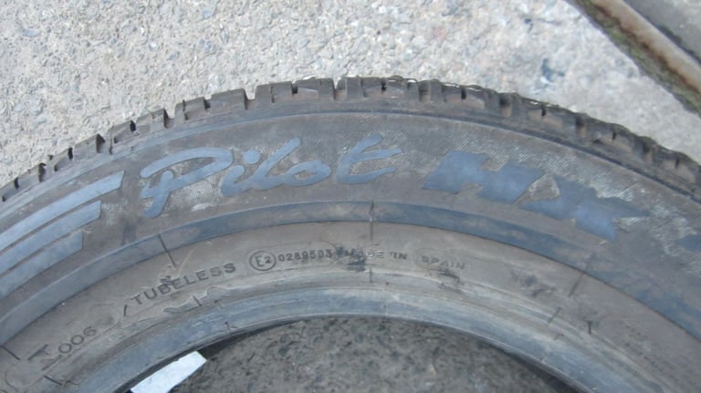 Various selection of car tyres