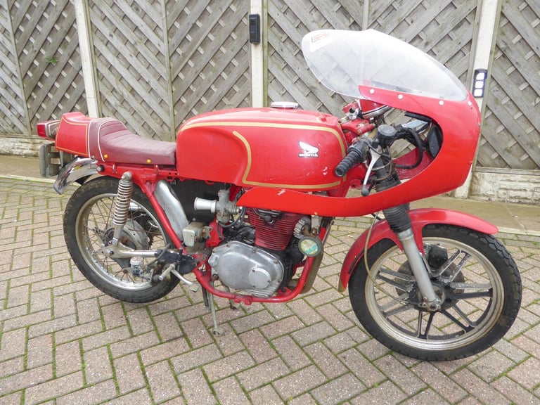 HONDA CB 250 CAFE RACER L REG 350 TOP END TWIN AMAL CARBS REAR SETS LOW MILES