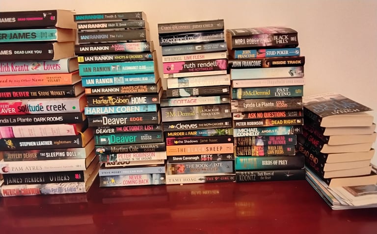 Job lot good books 12 for £4