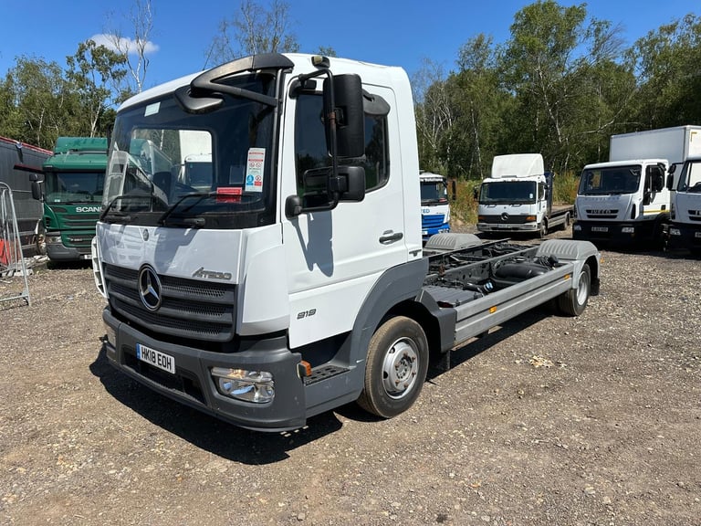 Mercedes-Benz Atego 818 2018 EURO 6 7.5 ton chassi cab Manaul 