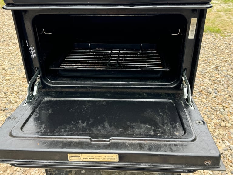 Hotpoint freestanding HAE51K S Cooker fan oven grill Black
