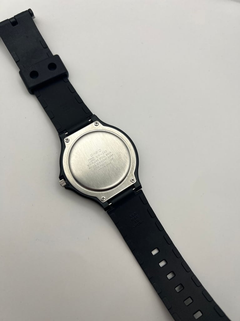 Casio MW-240-1BVEF Black Minimalist Classic Everyday Watch - Quartz, Great