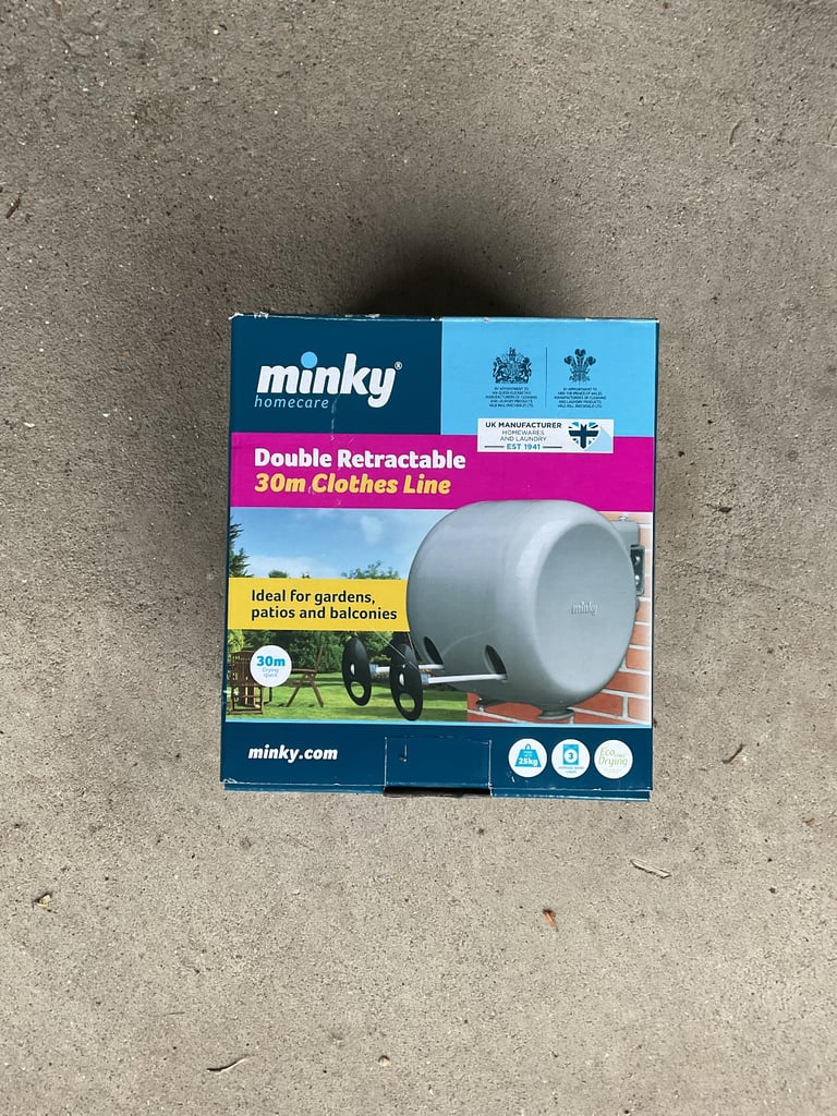 image for Milky Double Retractable Clothes Line