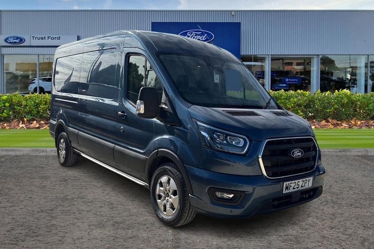 2025 Ford Transit 350 Limited AUTO L3 H2 LWB Medium Roof FWD 2.0 EcoBlue 130ps, AUTO AIR CON, Pan...