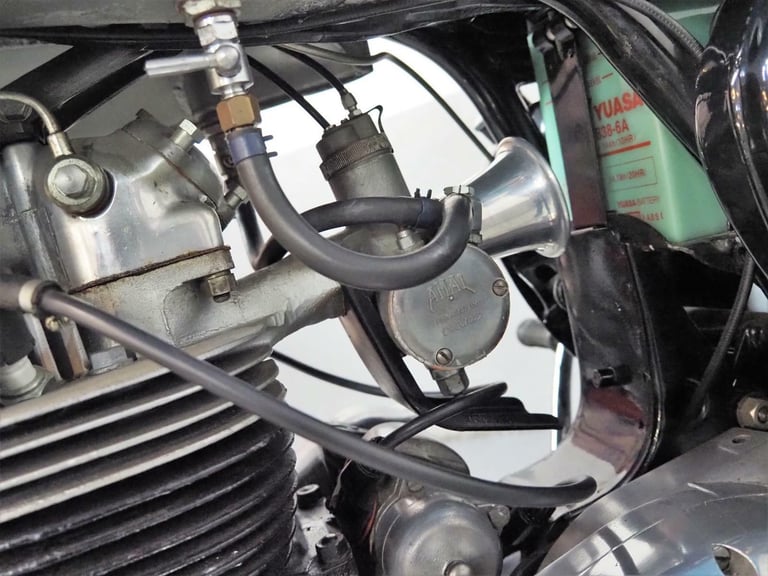 1957 BSA A7 total rebuild stunning ,stainless rims touring Rocket gold star look