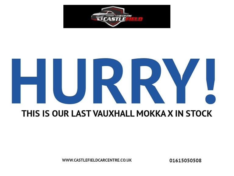 2017 Vauxhall Mokka X 1.6i Active SUV 5dr Petrol Manual Euro 6 (s/s) (115 ps) HATCHBACK Petrol Ma...