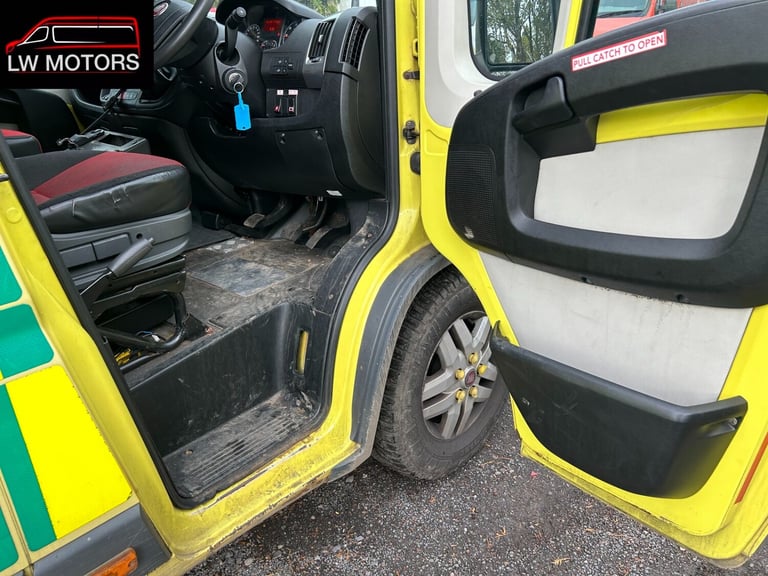 FIAT DUCATO 3.0 180 BHP MULTIJET EXLWB EXHIGH ROOF AMBULANCE 2012 62 REG
