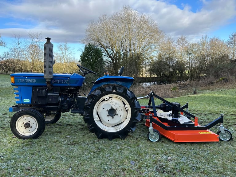image for ISEKI TS1610 2WD Compact Tractor & New 5ft Finishing Mower *** NICE TRACTOR, 16HP ** Only 930 Hours