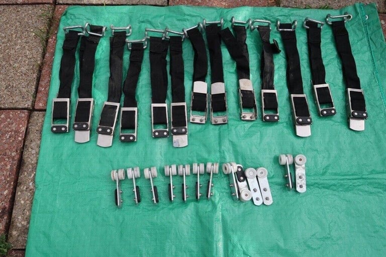 Class 2 truck Curtain Straps/Buckles with runners
