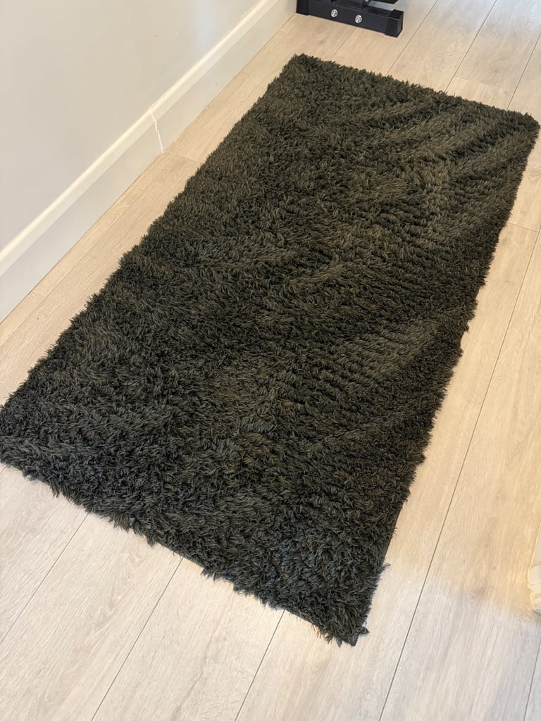 image for IKEA Vindebäk Green Rectangle Rug