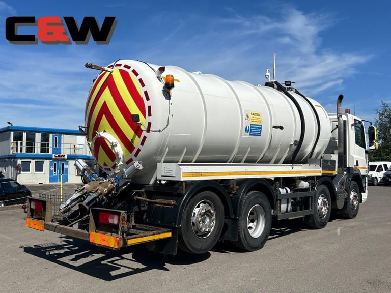 2013 (63) DAF FAX CF 85.360 8x2 Whale VacuumTanker