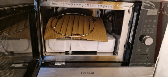Hotpoint MF25GIXH Built In Microwave With Grill Brand New | in Dunblane,  Stirling | Gumtree