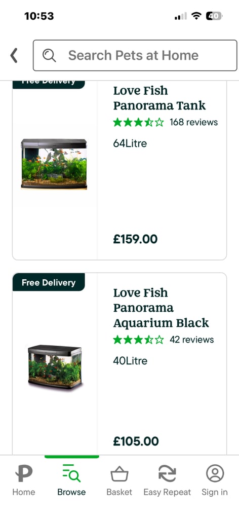 image for Fish tanks