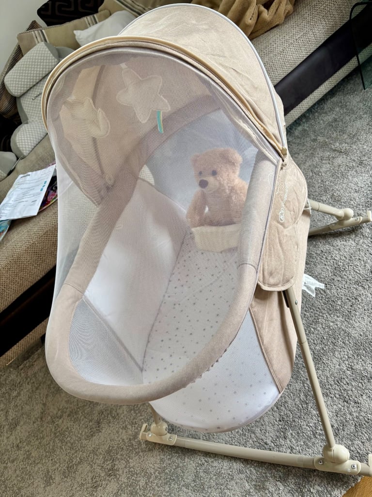 3 in 1 Baby Cot, piqa boo bear and Rocker