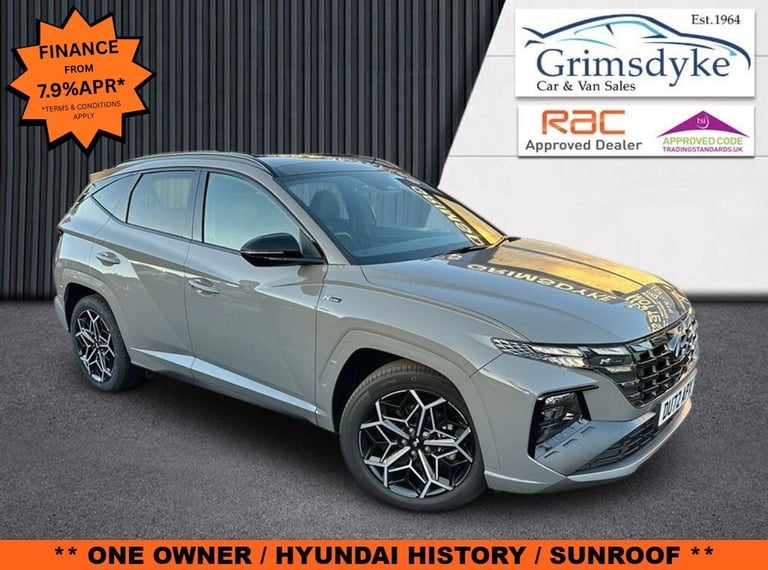 2022 Hyundai TUCSON 1.6 h T-GDi N Line S SUV 5dr Petrol Hybrid Auto Euro 6 (s/s) (230 ps) ESTATE ...
