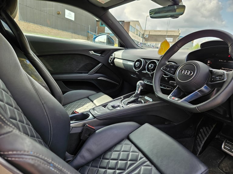 2021 AUDI TT 50 TFSI 320 Quattro TTS Vorsprung S Tronic Blue Damaged Repaired