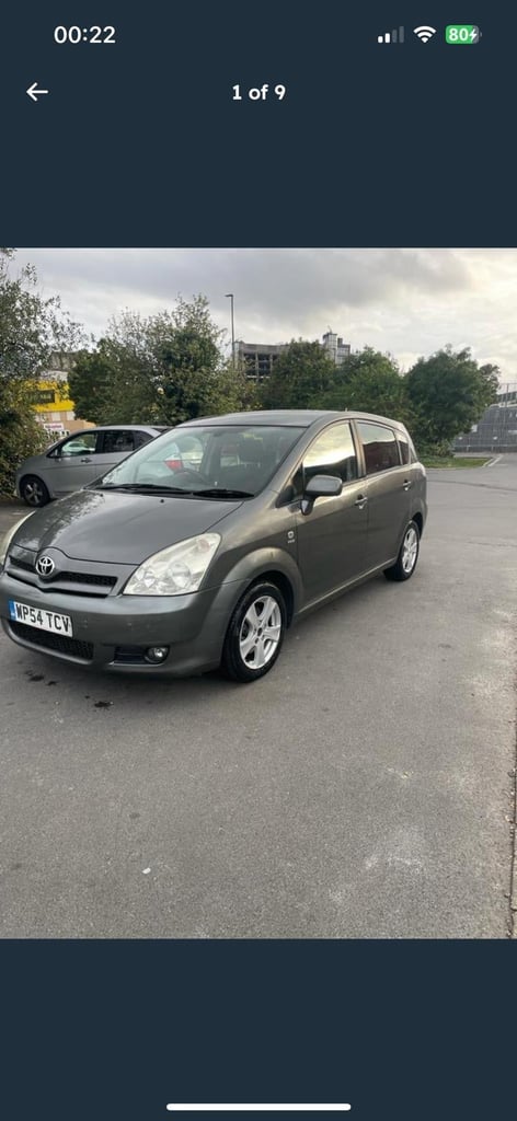 Toyota corola verso  7 seater ulez free