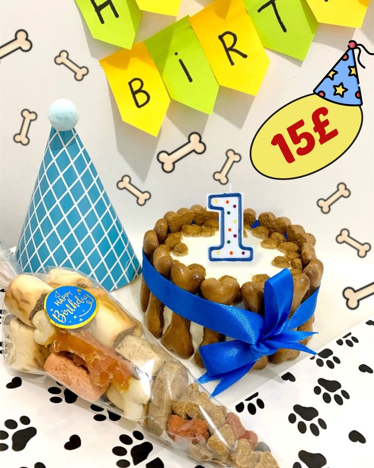 Dog Birthday Cake 