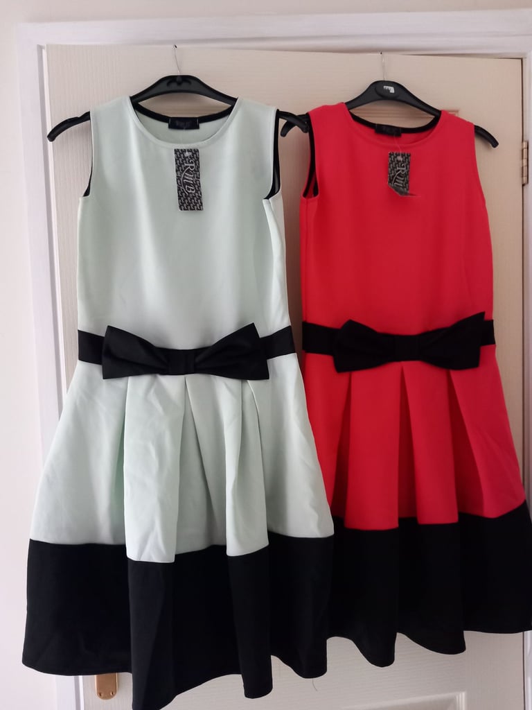 image for 4 new dresses.  No sizes. All 4 for £5