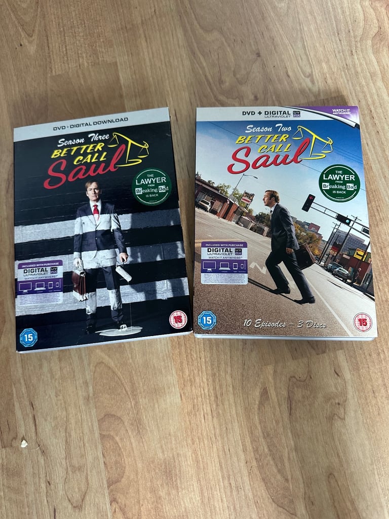 image for DVDs.   Better Call Saul.   Season two and three