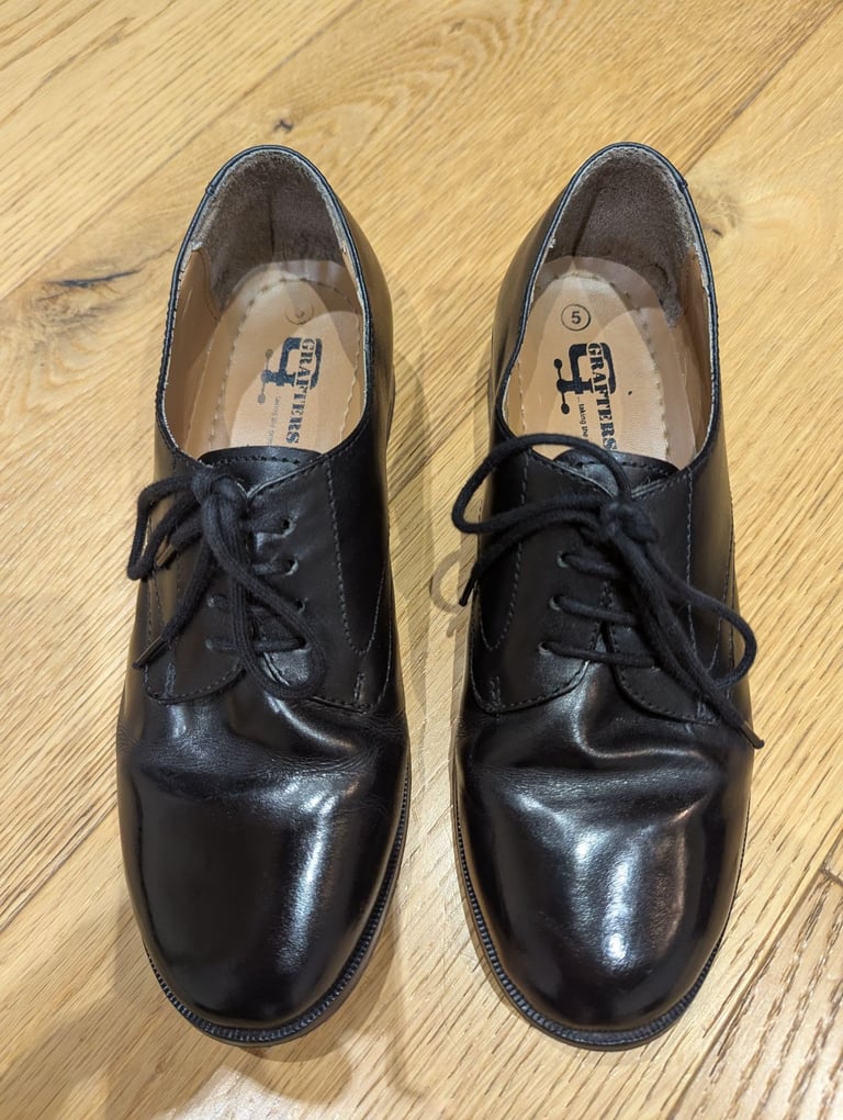 Air cadet parade shoes girls size 5