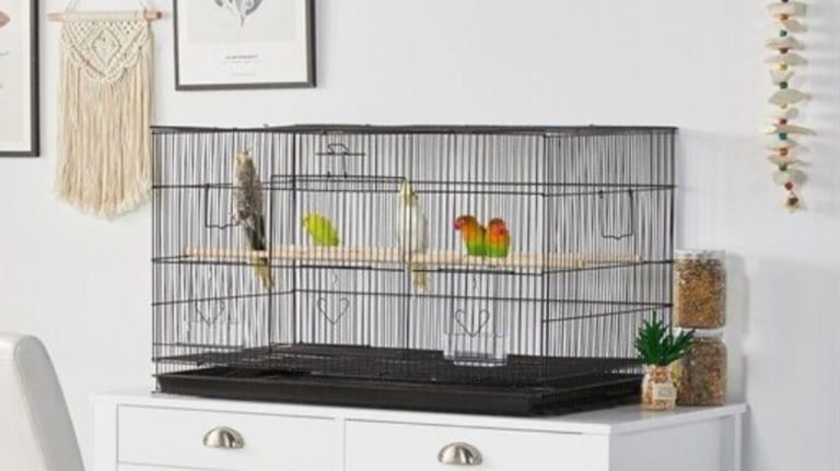 Wide bird cage, brand new in box