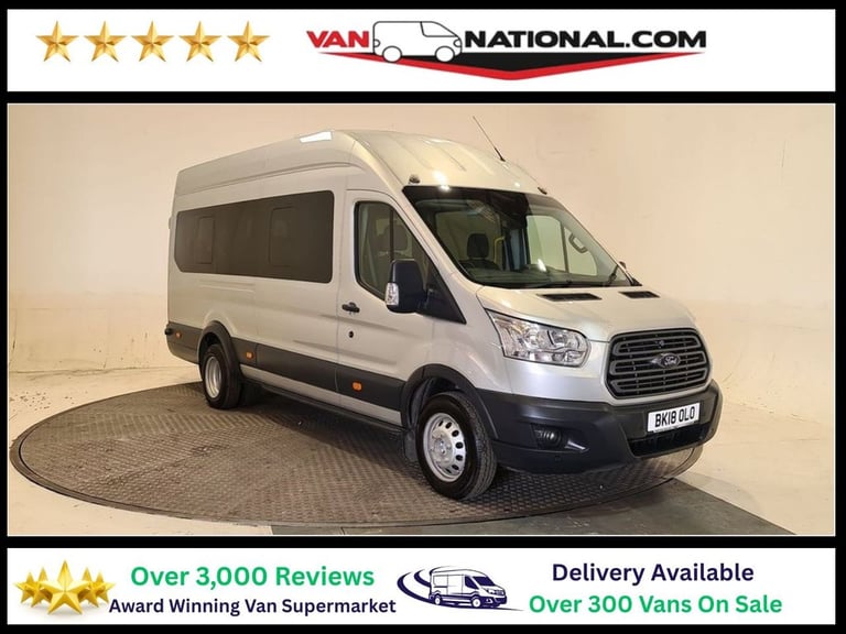FORD TRANSIT 2.2 460 TREND H/R BUS 18 STR 153 BHP * EURO 6 * 17 SEATS * 