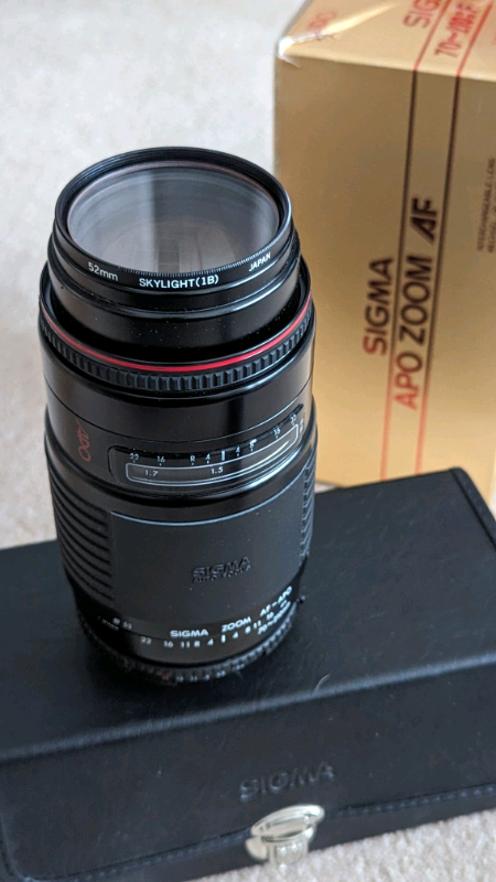 image for Sigma Zoom AF-APO 70-210mm f/3.5-4.5 lens