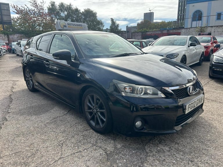 2012 Lexus CT 1.8 200h F Sport CVT Euro 5 (s/s) 5dr HATCHBACK Petrol/Electric Hybrid Automatic