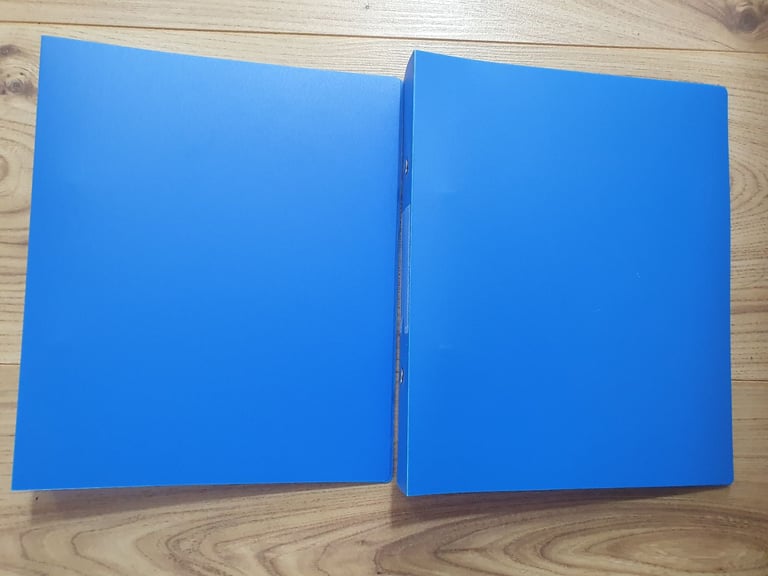 image for Small Presentation Hard Backed Ring Mechanism Ringbinders x2 Document Organisers