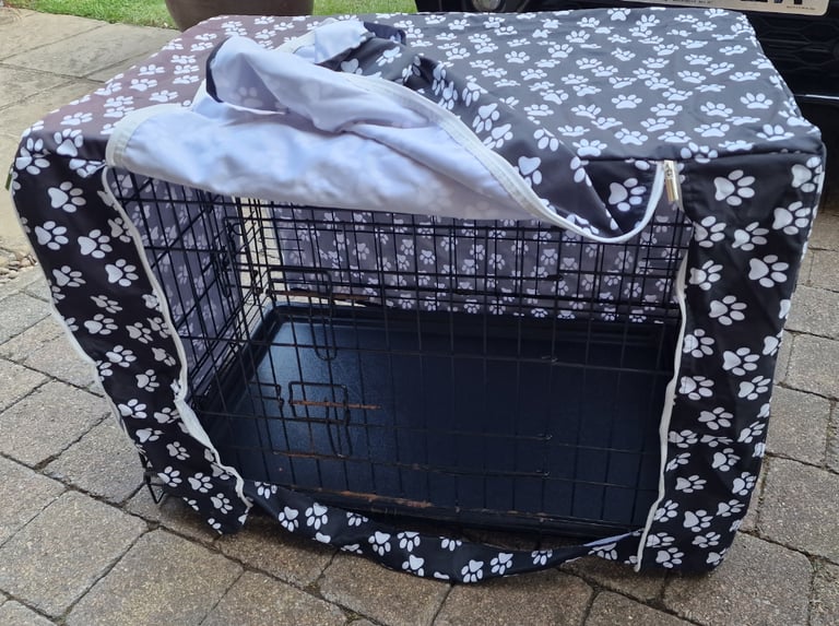 Dog Crate and Comfort Cover
