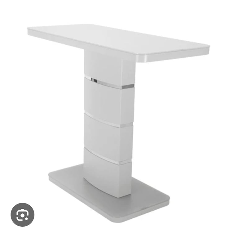 image for Modena Light Grey Console Table, Side Table and Coffee Table