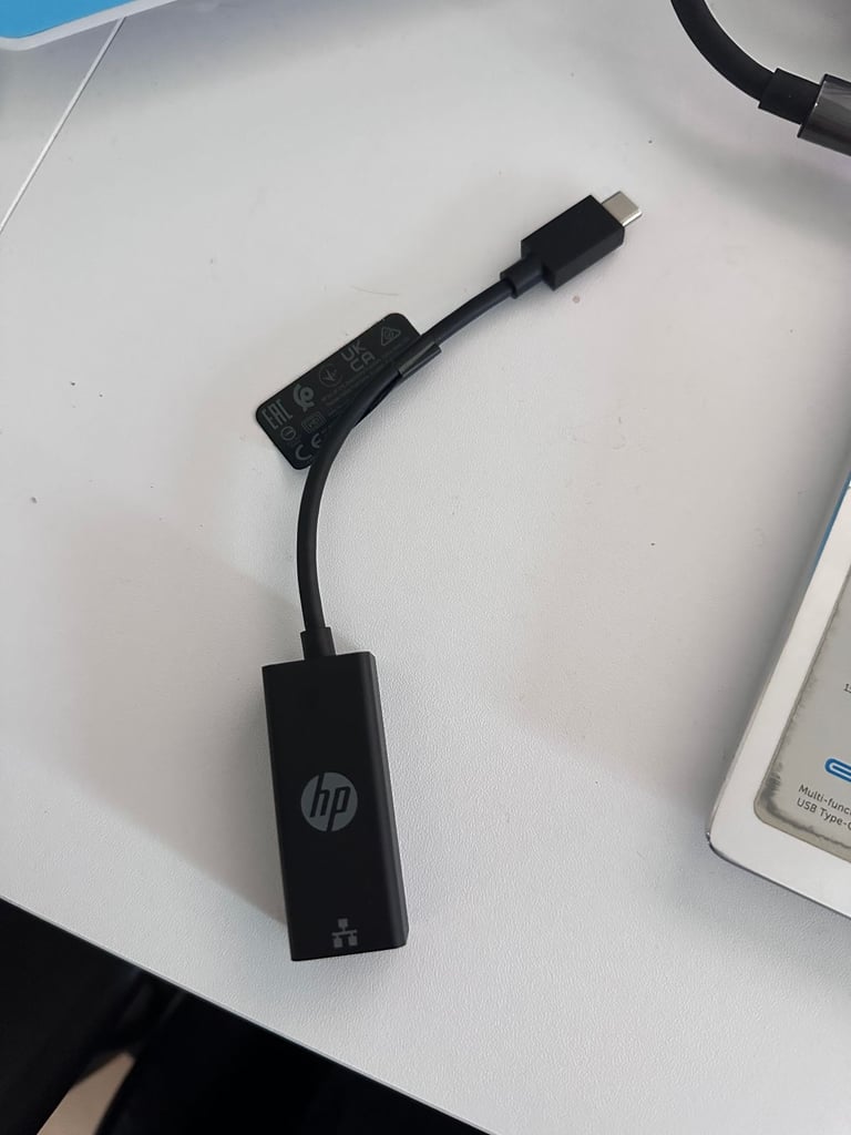 HP USB-C to Ethernet adapter (New)